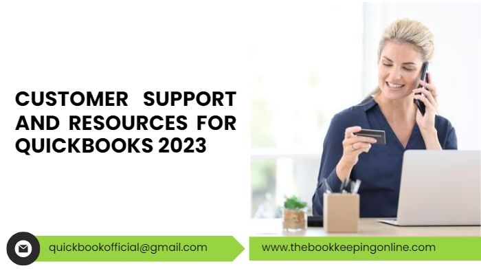Customer support and resources for QuickBooks 2023